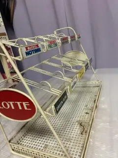 LOTTE ロッテ ガム什器 陳列棚 レトロ 店舗什器