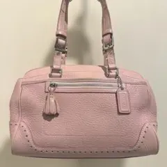 vintage coach old pink mini boston y2k
