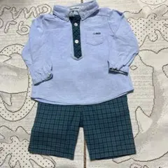 美品☆familiar ☆ポロシャツとショートパンツセット☆90