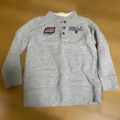 DOUBLE.B グレー トレーナー 120