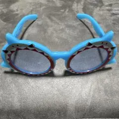 サメデザイン サングラス 青