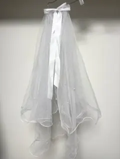 ホワイトチュールウェディングベール