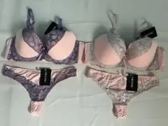 【2点セット】GIGOTTO 新品タグ付き ブラジャー＆ショーツセット XLのサムネイル