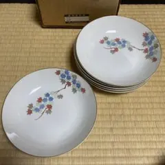 深川製磁 楓柄 皿 5枚セット 金縁 カレー/スープ皿のサムネイル