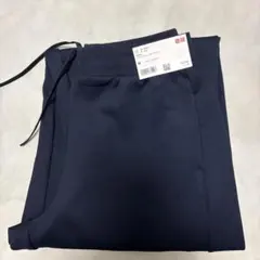 UNIQLO ドライスウェットカーブパンツ M ネイビー