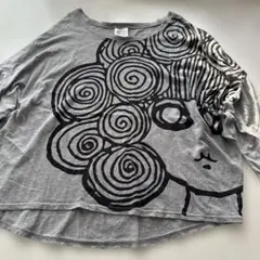 Scolar グレー 長袖Tシャツ