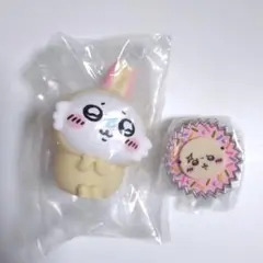 ちいかわ ソフビフィギュア4 モモンガ 手作りチョコチャーム ラッコ 2点セット