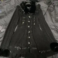 LIZ LISA ファーカラーぺプラムカーディガンのサムネイル