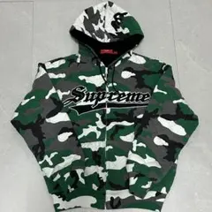 Supreme 迷彩 フルジップパーカー - メルカリ