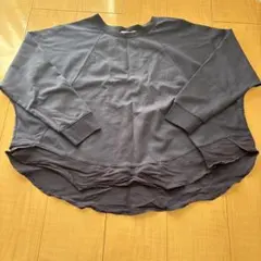 Chez toi レディース　トップス　ネイビー　長袖カットソー