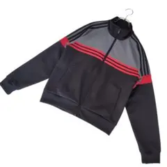 Y2K 00s　adidas　トラックジャケット　ビッグプリント　国旗　万国旗