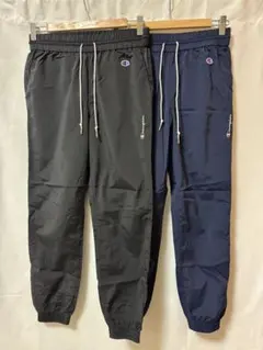 Champion ナイロンパンツ ブラック/ネイビー 2色セット