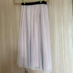 あきパパ★TO BE CHIC★パール付きチュールスカート　40★美品 あきパパ様専用☆TO BE CHIC☆パール付きチュールスカート 40☆美品