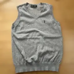 EAST BOY グレー Vネック スクールベスト