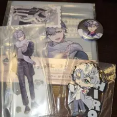 からぴち　一番くじ　ヒロくんアクスタ　ジッパーバッグ＆ステッカー他