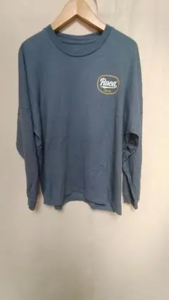 RVCAルーカ両面プリントロングTシャツ紺色正規品サイズM