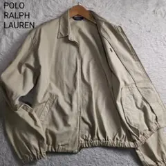 ポロ ラルフローレン スイングトップ 三角タグ サイズL ベージュUSA製