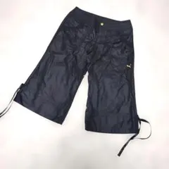 美品 PUMA プーマ 7分丈 ウィンドブレーカー パンツ ナイロンパンツ S