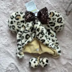 ファンキャップ ヒョウ柄 ミニー レオパード 茶色