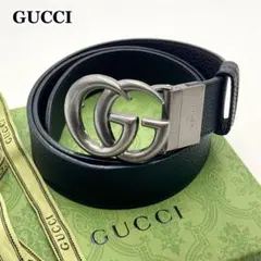 M様専用✨GUCCI ベルト バックル マーモント GG 黒×焦茶 リバーシブル