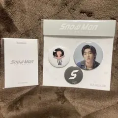 Snow Man 1st POP-UP 目黒蓮缶バッジ・フォトカードセット