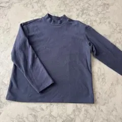 UNIQLO キッズ ソフトフリースハイネック130 ブルー