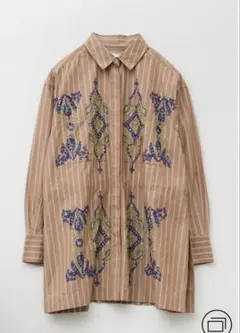 サラマリカCotton Aari Embroidery Stripe Shirtのサムネイル