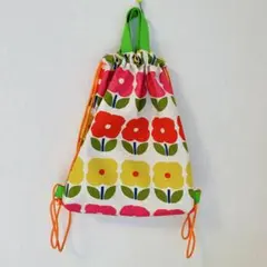 ハンドメイド　ナップサック　巾着袋　体操着袋　お着替え袋