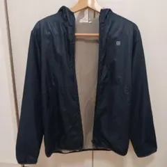 防寒ジャケット　アウター　ネイビー　160cm