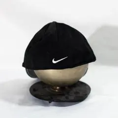 80s Nike 銀タグ　ベースボールキャップ　ブラック　ナイキ