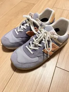 値下げしましたNew Balance 574 スニーカー ブルー