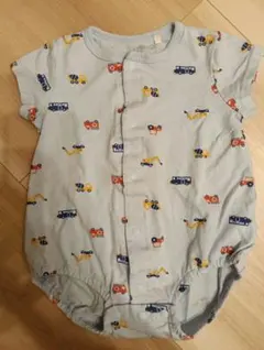 西松屋ブルー車柄ロンパース60〜70cm