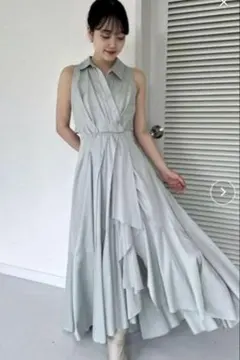 SNIDEL スナイデル ノースリイレヘムシャツワンピース
