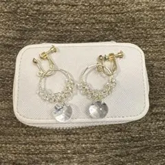 クリスタル風イヤリング