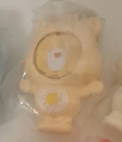 ケアベア フォトフレームマスコット キーホルダー ファンシャインベア 黄色