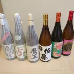 超有名レア焼酎1800ml6本セット魔王 佐藤白　くらら　フラミンゴオレンジ他のサムネイル
