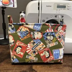 アメリカンレトロ柄　バックinバック