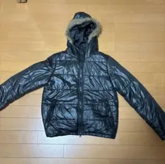 y2k swag 平成　ギャル　お兄系　光沢　ファー ダウンジャケット