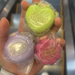 ポーリーポケットミニチュアチャーム2 3種セットPollyPocket
