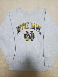★トリコタグ★リバースウィーブ Notre Dame カレッジUSA製 S