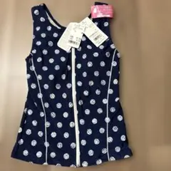 ellesse 水着 トップス ドットネイビー Mのサムネイル