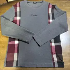 BLACK LABEL メンズグレー 長袖ニット