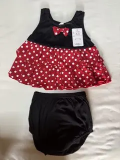 【新品・未使用】ミニーマウス セパレート ベビー服　90cmのサムネイル