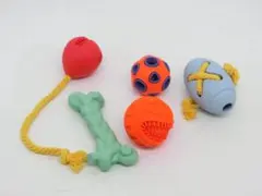 売り尽くしセール　犬　玩具　嚙む　音鳴るタイプまとめ売り　５点セット