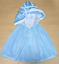 シンデレラ風ドレス、ポンチョ付き☆130cm
