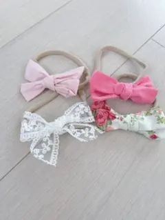 h*0様 ベビー　ヘアアクセ　ヘアバンド