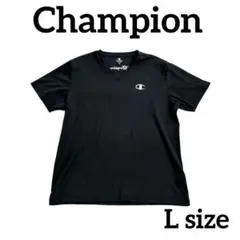 【Champion】チャンピオン Tシャツ L相当 スポーツウェア 黒 美品