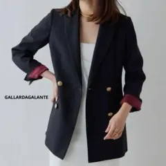 GALLARDAGALANTE ピークドラペルジャケット ネイビーのサムネイル