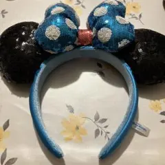 ミッキー耳 スパンコールカチューシャ