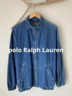 ポロラルフローレン　80s.90sスイングトップ デニムジャケットUSA 製